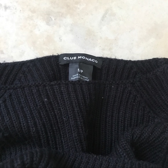 ❤️ Club Monaco cropped wool sweater ❤️ - Picture 3 of 4